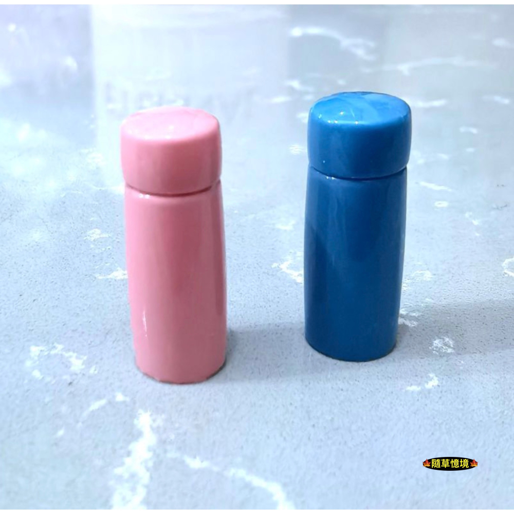 迷你仿真 保溫杯 保溫水杯 水杯 水壺 保溫瓶 隨身杯 保冰杯 娃娃屋 袖珍 微縮 食玩 微景觀 模型-細節圖3