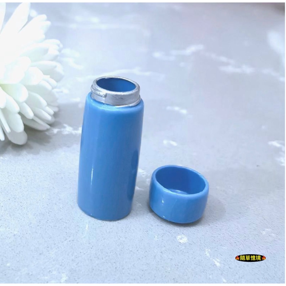 迷你仿真 保溫杯 保溫水杯 水杯 水壺 保溫瓶 隨身杯 保冰杯 娃娃屋 袖珍 微縮 食玩 微景觀 模型-規格圖10