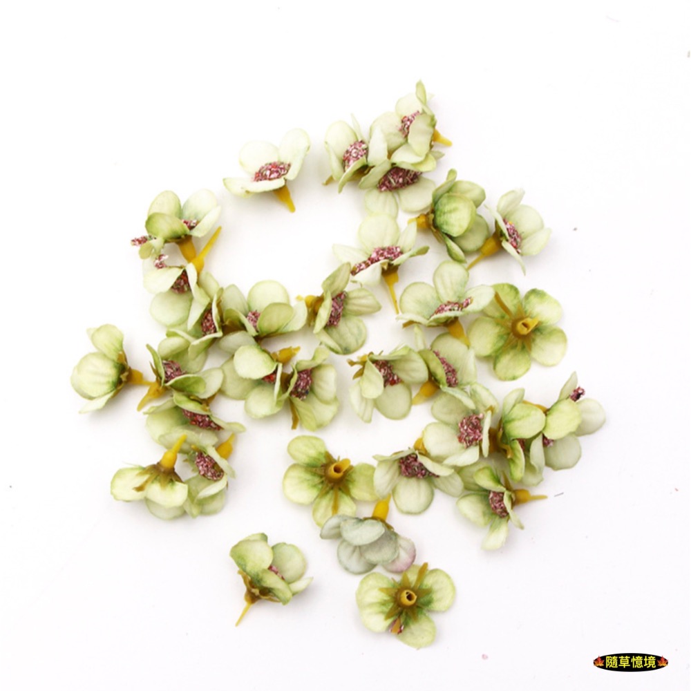 （多色）2cm 迷你 人造花 絹花 多色 雛菊 假花 花朵 花頭 花環 花瓣 DIY 家居 婚禮 園藝 裝飾-規格圖11