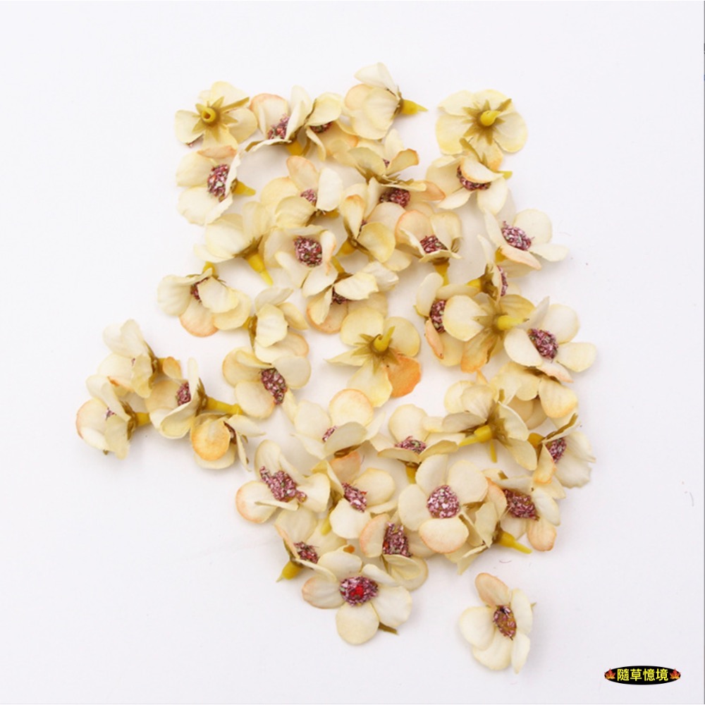 （多色）2cm 迷你 人造花 絹花 多色 雛菊 假花 花朵 花頭 花環 花瓣 DIY 家居 婚禮 園藝 裝飾-規格圖11