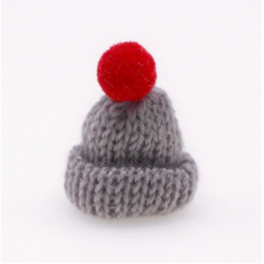 （16色）迷你仿真 毛帽 針織帽 編織 毛線 手指帽 指帽 帽子 指套 娃娃屋 袖珍 微縮 食玩 微景觀 模型-規格圖11