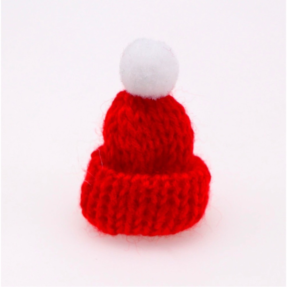 （16色）迷你仿真 毛帽 針織帽 編織 毛線 手指帽 指帽 帽子 指套 娃娃屋 袖珍 微縮 食玩 微景觀 模型-規格圖11