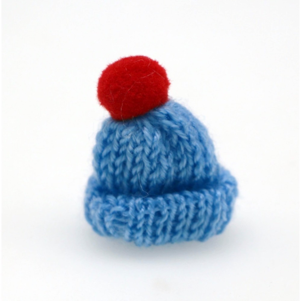 （16色）迷你仿真 毛帽 針織帽 編織 毛線 手指帽 指帽 帽子 指套 娃娃屋 袖珍 微縮 食玩 微景觀 模型-規格圖11