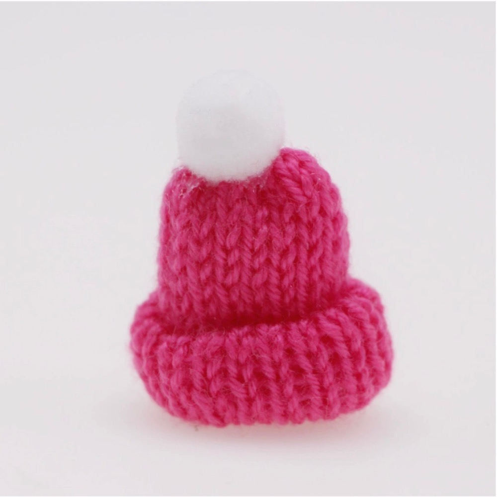 （16色）迷你仿真 毛帽 針織帽 編織 毛線 手指帽 指帽 帽子 指套 娃娃屋 袖珍 微縮 食玩 微景觀 模型-規格圖11