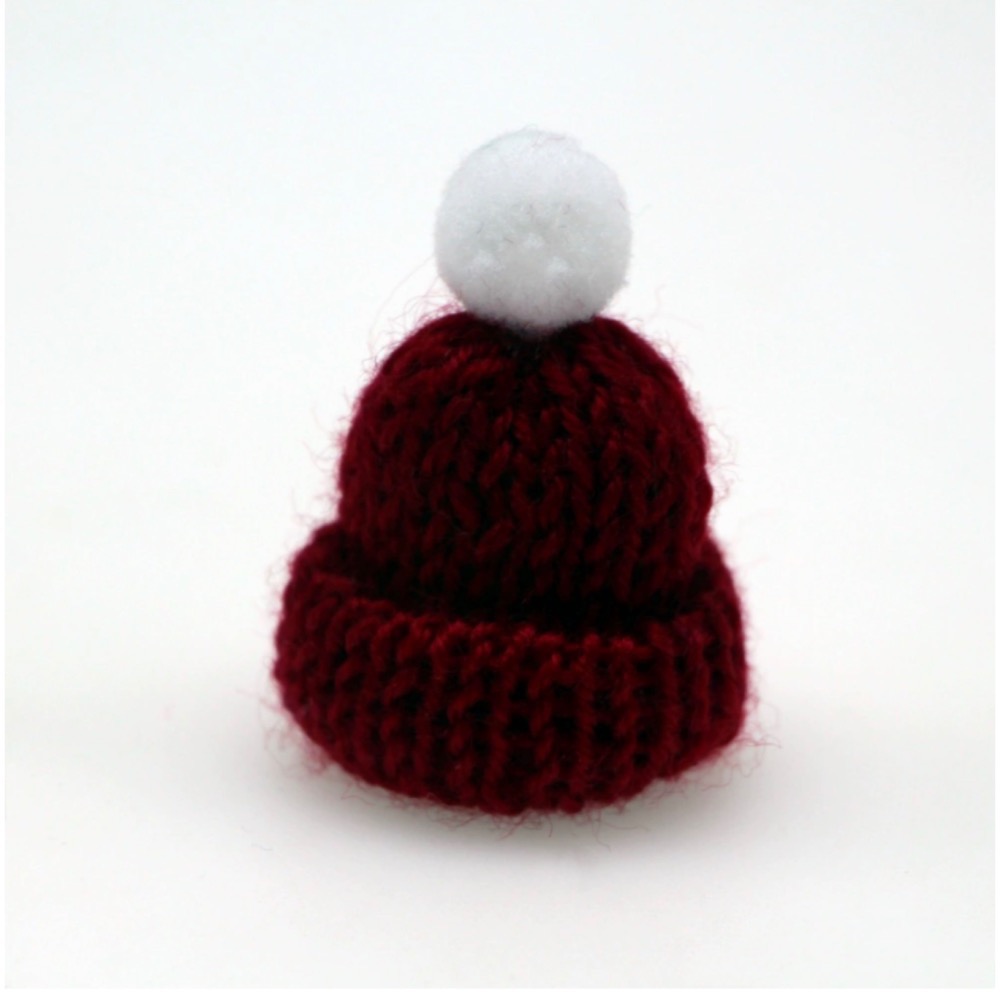 （16色）迷你仿真 毛帽 針織帽 編織 毛線 手指帽 指帽 帽子 指套 娃娃屋 袖珍 微縮 食玩 微景觀 模型-規格圖11