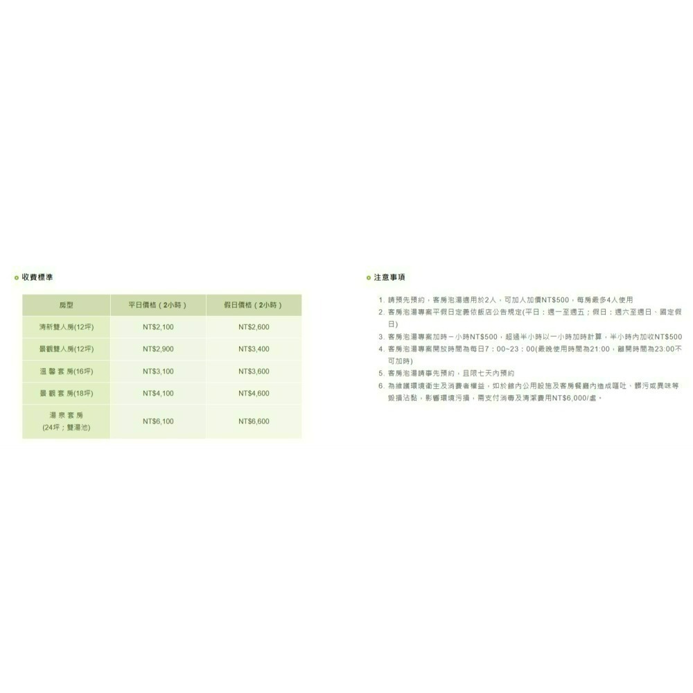 [時尚小舖]清新溫泉飯店 平日露天溫泉/花園泳池湯泉/泡湯券 客房泡湯 500元面額券 可使用於泉的饗宴-細節圖3