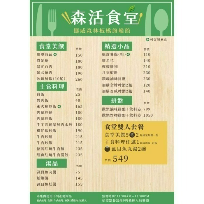 [時尚小舖]挪威森林旅館 平假日150元餐券 使用期限至2027/04/24-細節圖4