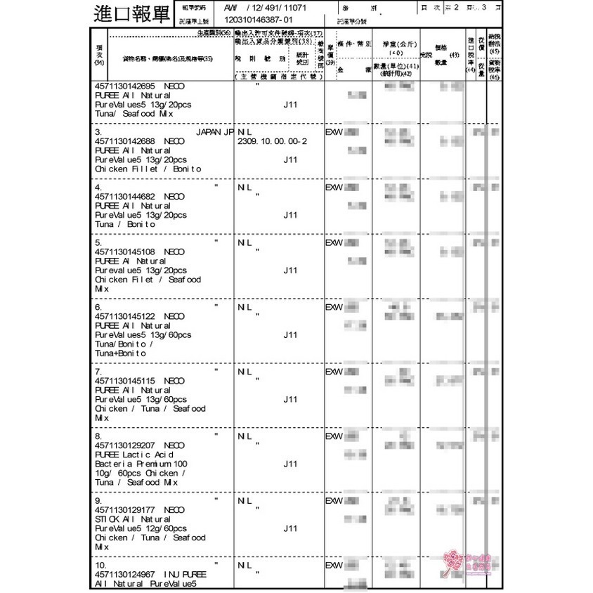 日本國產NECO OUREE喵寵愛(貓用)-雞肉肉泥(雞柳)+海鮮綜合肉泥(20份/包)-細節圖4