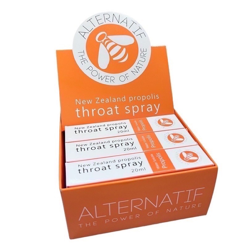 ‼️現貨即期出清🇳🇿紐西蘭ALTERNATIF麥蘆卡蜂膠噴霧.麥盧卡蜂膠噴劑-20ml(效期:2025/05)-細節圖5