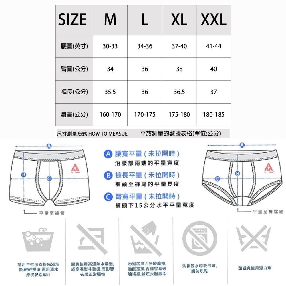 【3A-Alliance】3件式組合平口褲 內褲 四角褲 三角褲 平口褲 男內褲 男生內褲 男性內褲 現貨快速貨-細節圖7