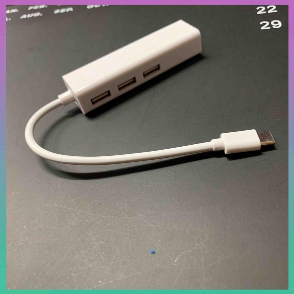 type-C 轉 高速網路孔 type-C 轉 RJ45 Type-C to USB網卡 有線網卡 HUB USB-C-細節圖4