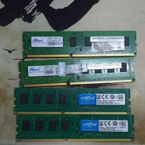 記憶體 美光 Asint 2gb ddr3 DDR-1333 crucial RAM 2GB 4GB DDR3 2G