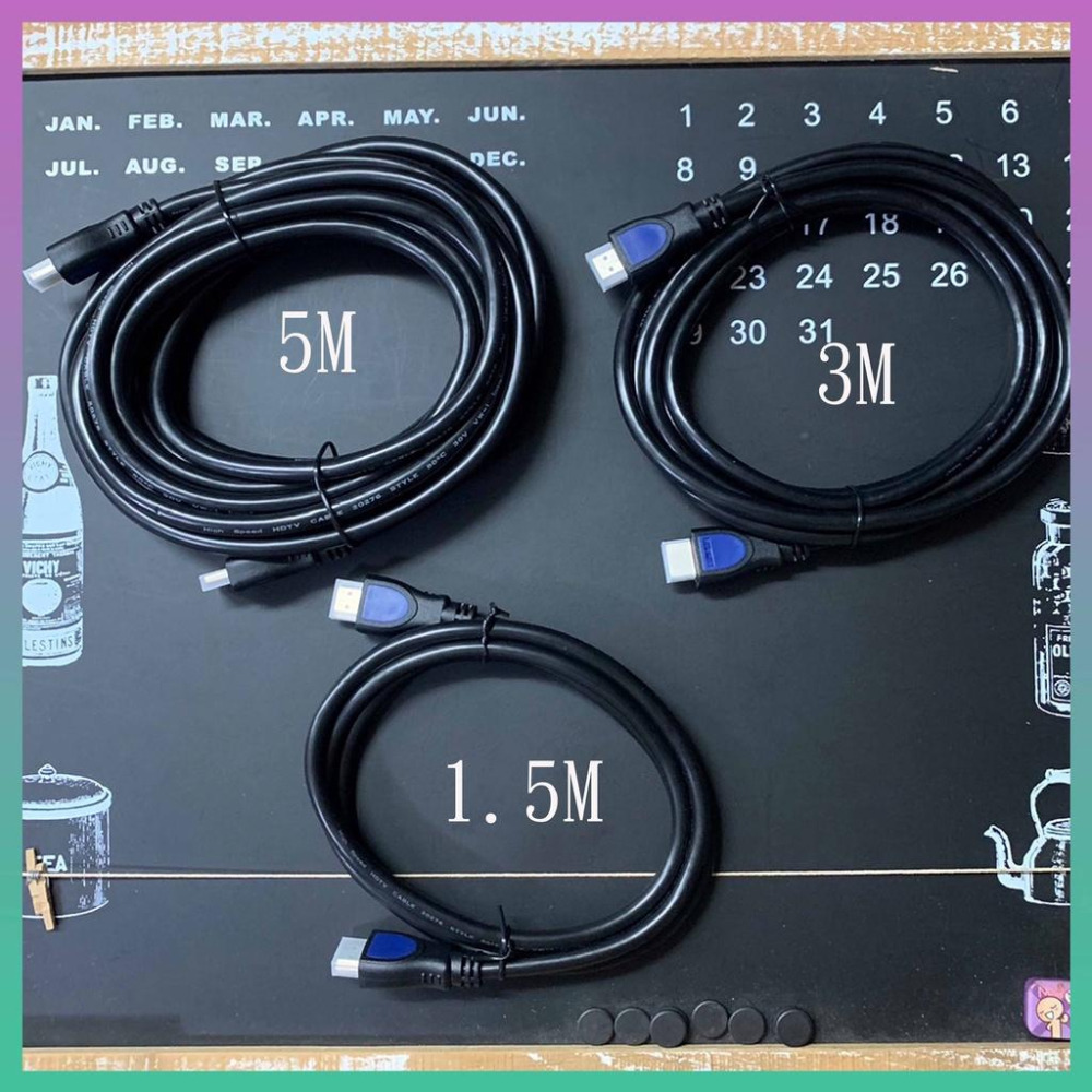HDMI 4K 畫質 1.5M/3M/5M 公頭對公頭 HD 影音同步 鍍金接頭 傳輸線 HDMI傳輸線 1.4版傳輸線-細節圖4