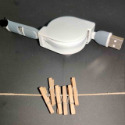 2合一 灰頭款 伸縮傳輸線 伸縮充電線 快充 數據線 蘋果 iphone lightning 安卓 microusb-規格圖4