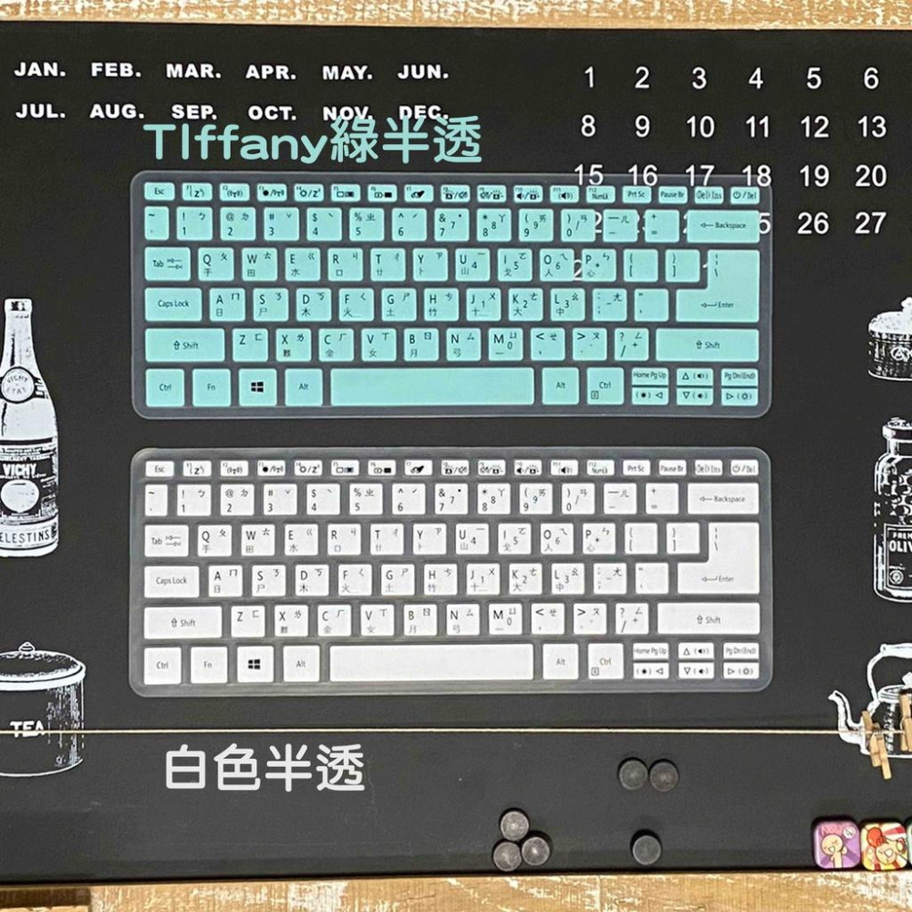 ACER A314-35  A314-21 A314-33 14吋 倉頡注音 防塵套 鍵盤膜 鍵盤套 宏碁 鍵盤保護膜-細節圖6