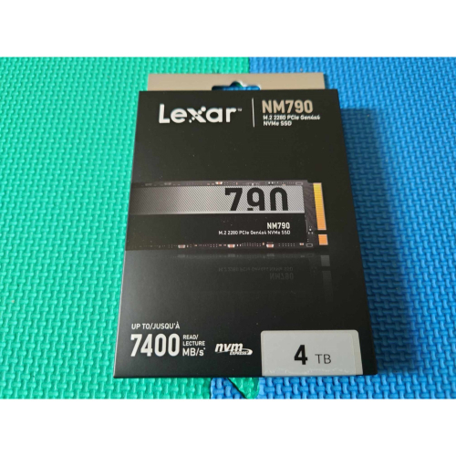 Lexar NM790 4TB SSD 讀取7400/寫入6,500