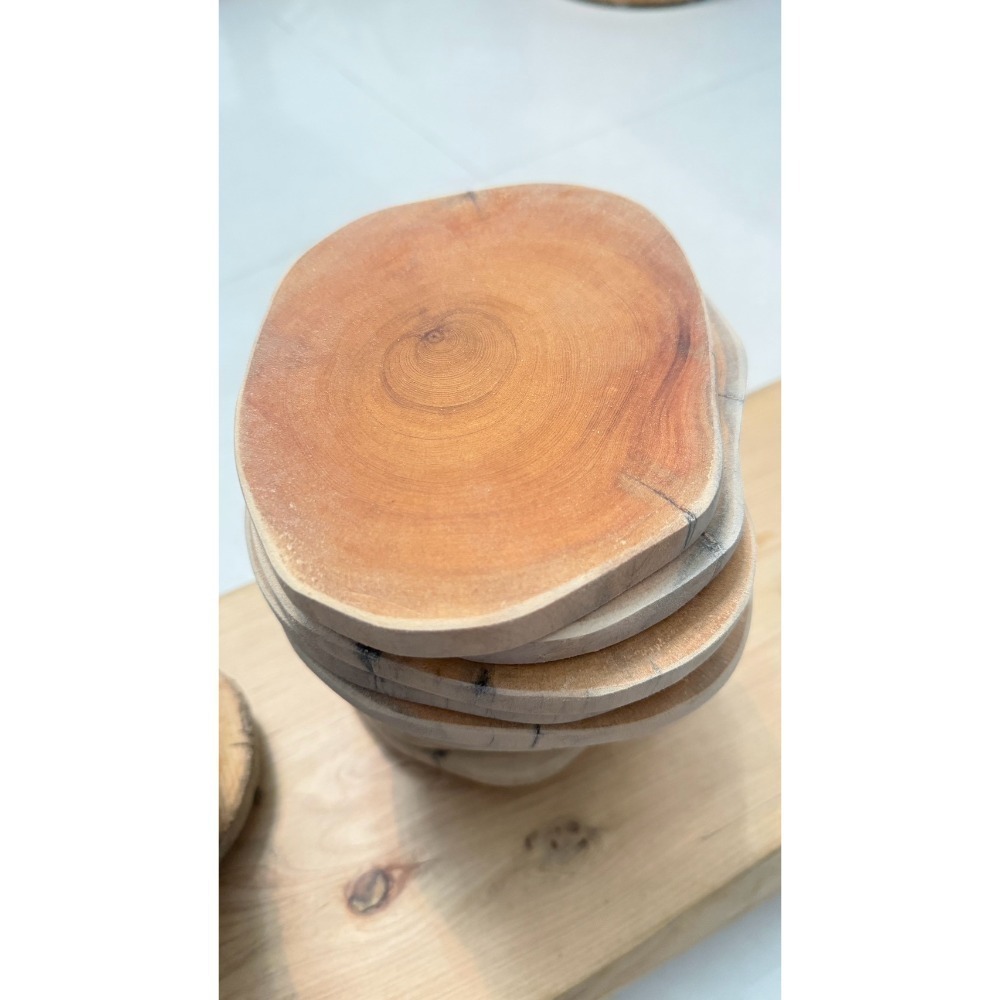 ☆後山爸檜木原木手作坊☆杯墊DIY組-細節圖5