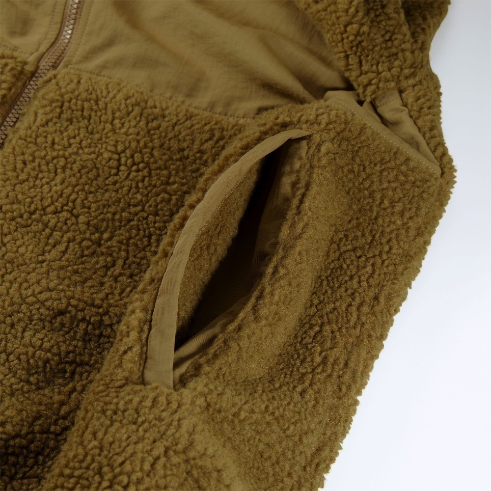 [免運]4色 日本 United Athle 羔羊毛 毛絨外套(有內裏) UA 拼接 立領 保暖夾克 37495-細節圖10