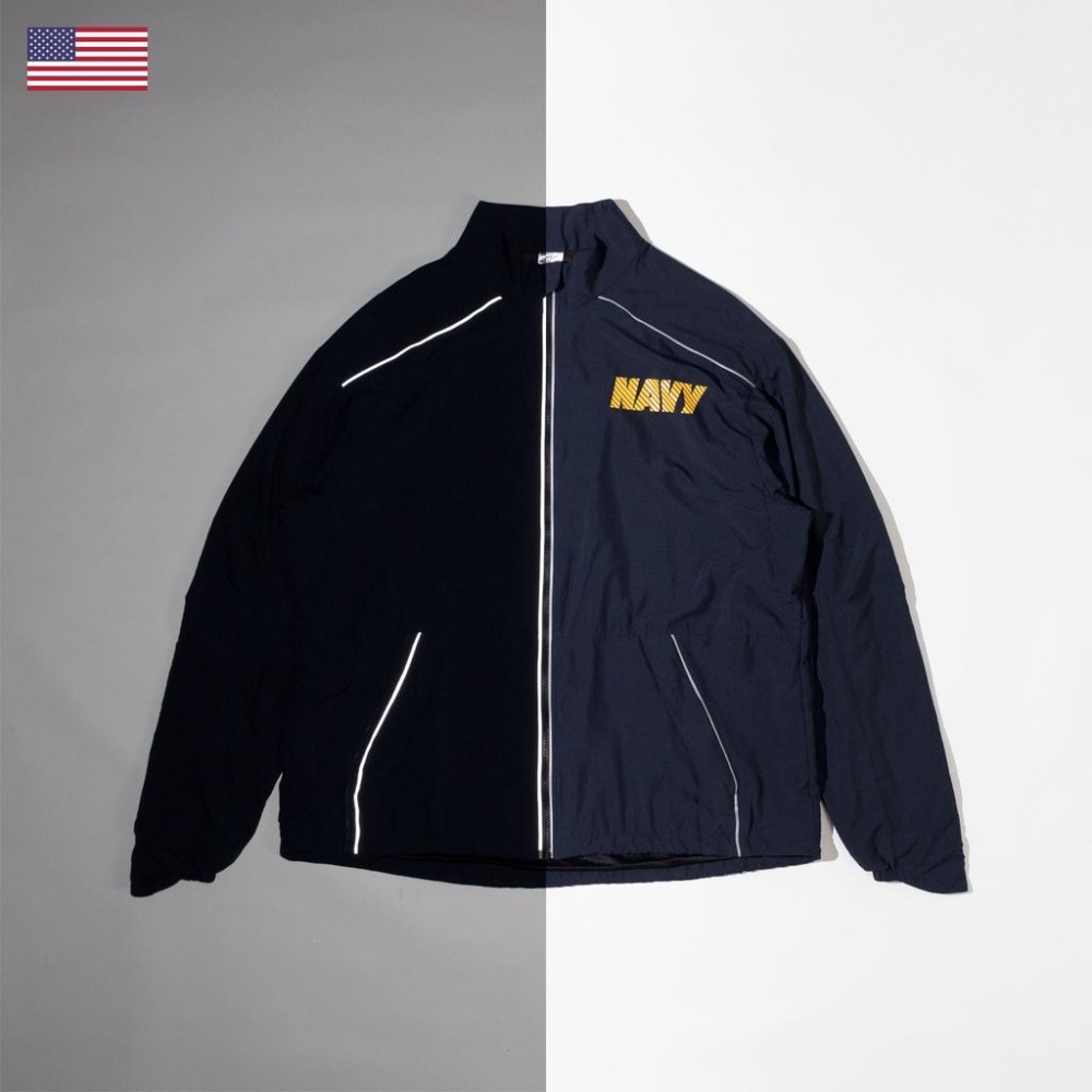 美軍公發 海軍訓練夾克 U.S.Navy Physical Training Jacket USN-細節圖5