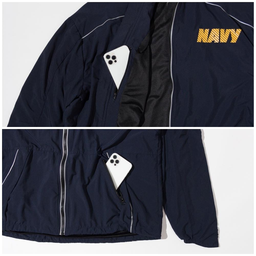 美軍公發 海軍訓練夾克 U.S.Navy Physical Training Jacket USN-細節圖9