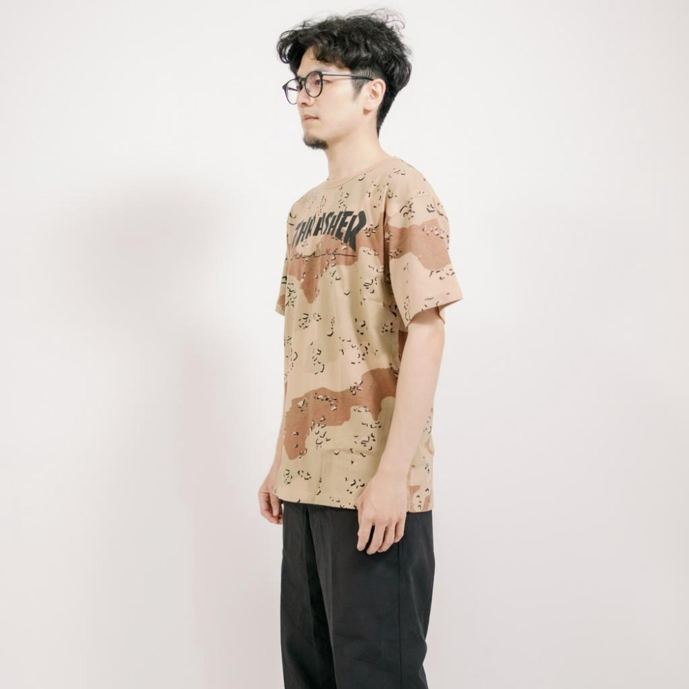 清倉特價 美國Rothco x Thrasher 沙漠迷彩T恤 六沙美軍經典迷彩Tee Camo T-shirt-細節圖3