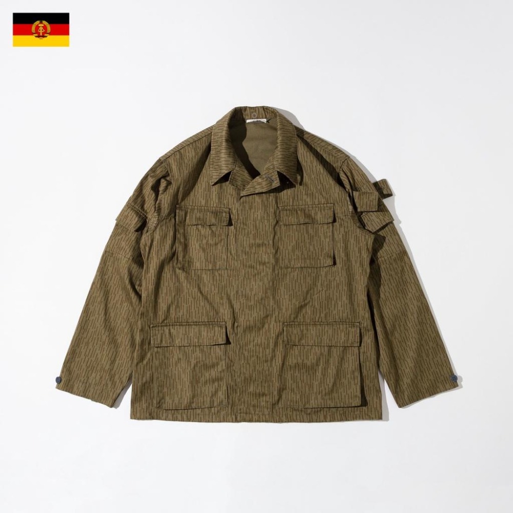 德軍公發NVA四外袋 雨滴迷彩夾克 East German Raindrop Camo Jacket 東德 雨點 外套-細節圖3