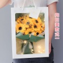 🔥生活大師🔥玫瑰香皂花束 玫瑰花滿天星向日葵 花束 透明櫥窗手提袋 提袋 情人節 畢業花束 告白 教師節 生日禮物-規格圖11