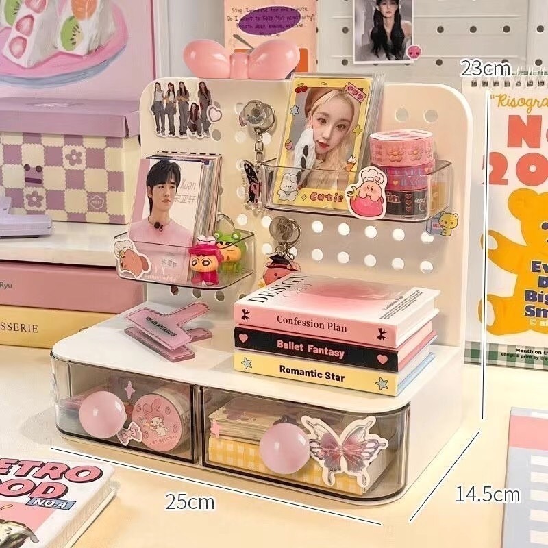 《白》洞洞板收納盒