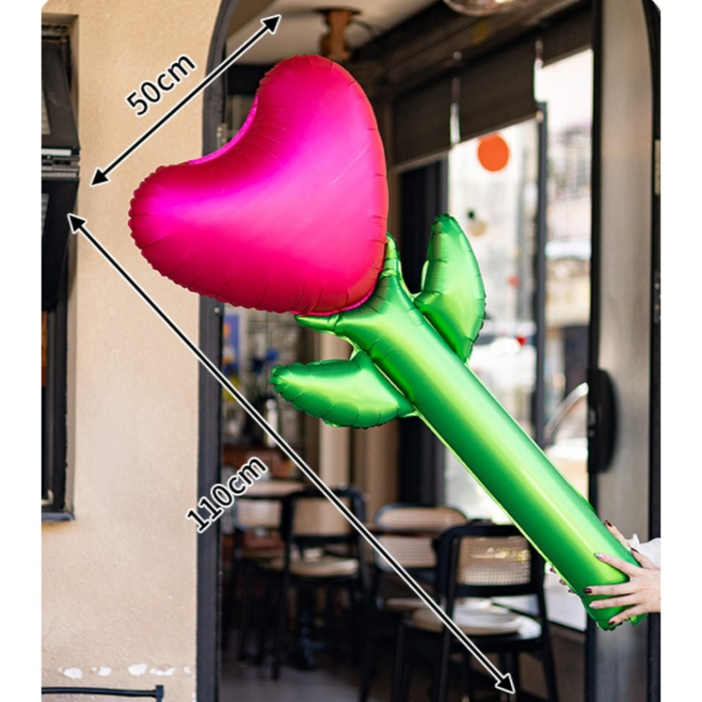 彰化現貨 超大愛心花 (可開報帳收據) 拍照道具 求婚氣球 告白氣球 情人節氣球 母親節氣球 婚禮佈置-細節圖2