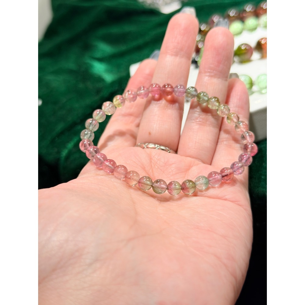 客訂✨絕美玻璃體紫藍粉西瓜碧璽-細節圖6