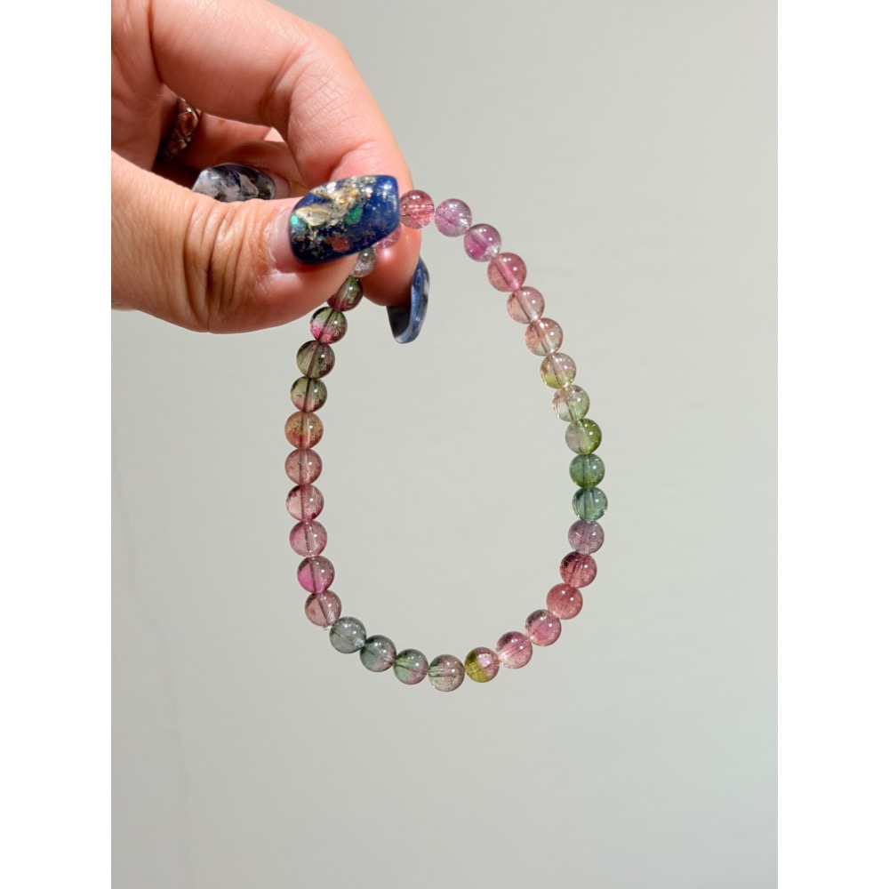 客訂✨絕美玻璃體紫藍粉西瓜碧璽-細節圖8