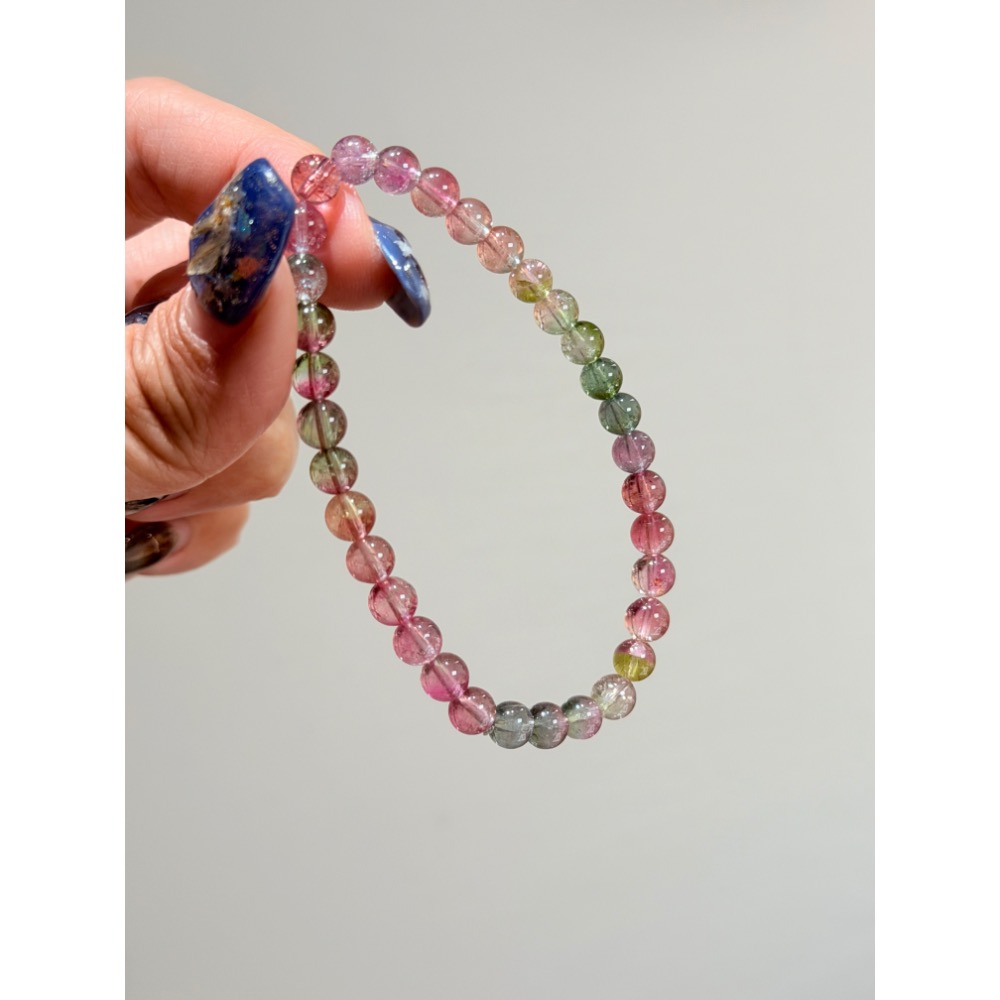 客訂✨絕美玻璃體紫藍粉西瓜碧璽-細節圖9