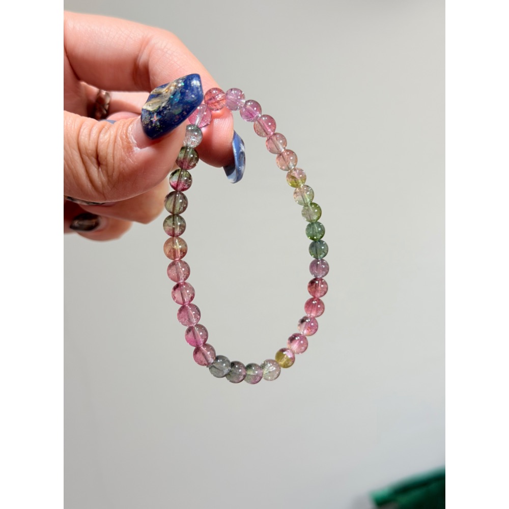 客訂✨絕美玻璃體紫藍粉西瓜碧璽-細節圖10