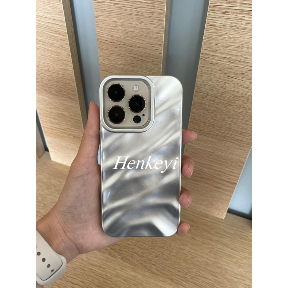 (買就送鋼化膜)水波紋高級感手機殼 防摔殼 保護殼 iphone 14 13 12 11 ProMax保護套-細節圖4