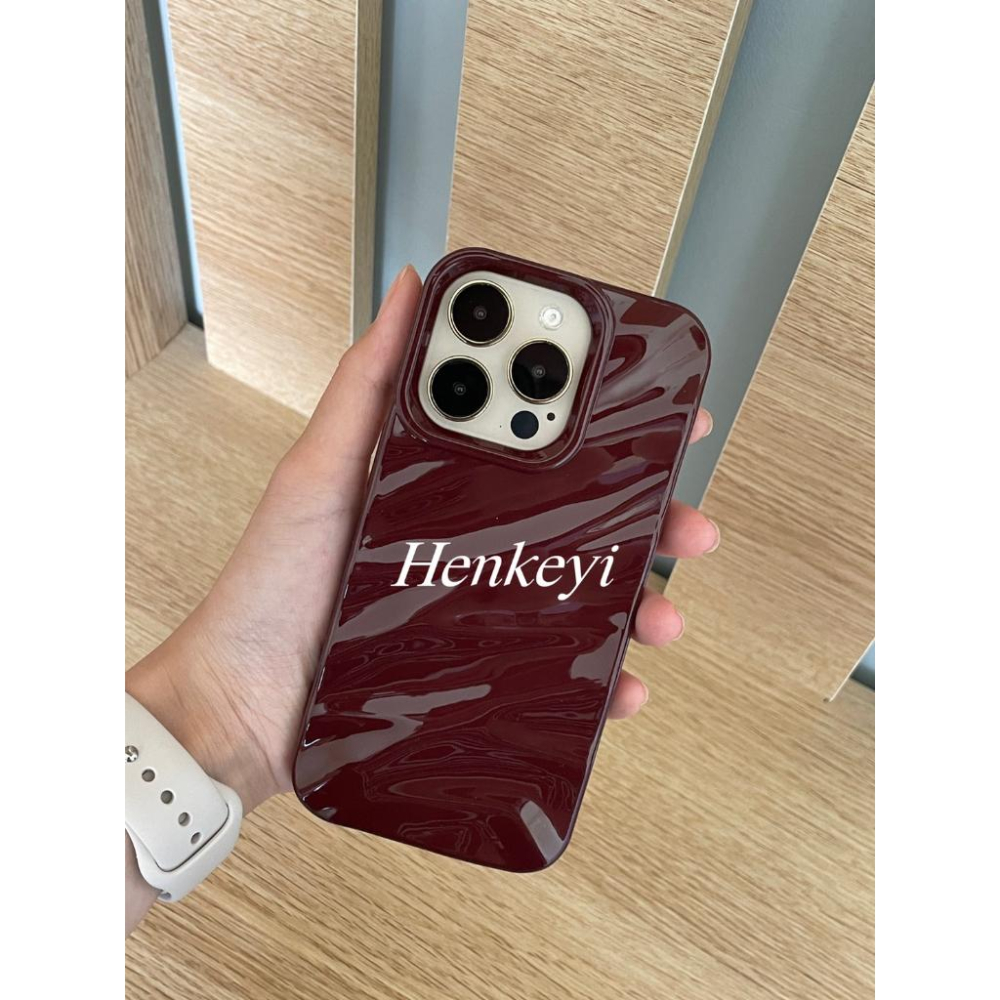 (買就送鋼化膜)水波紋高級感手機殼 防摔殼 保護殼 iphone 14 13 12 11 ProMax保護套-細節圖6