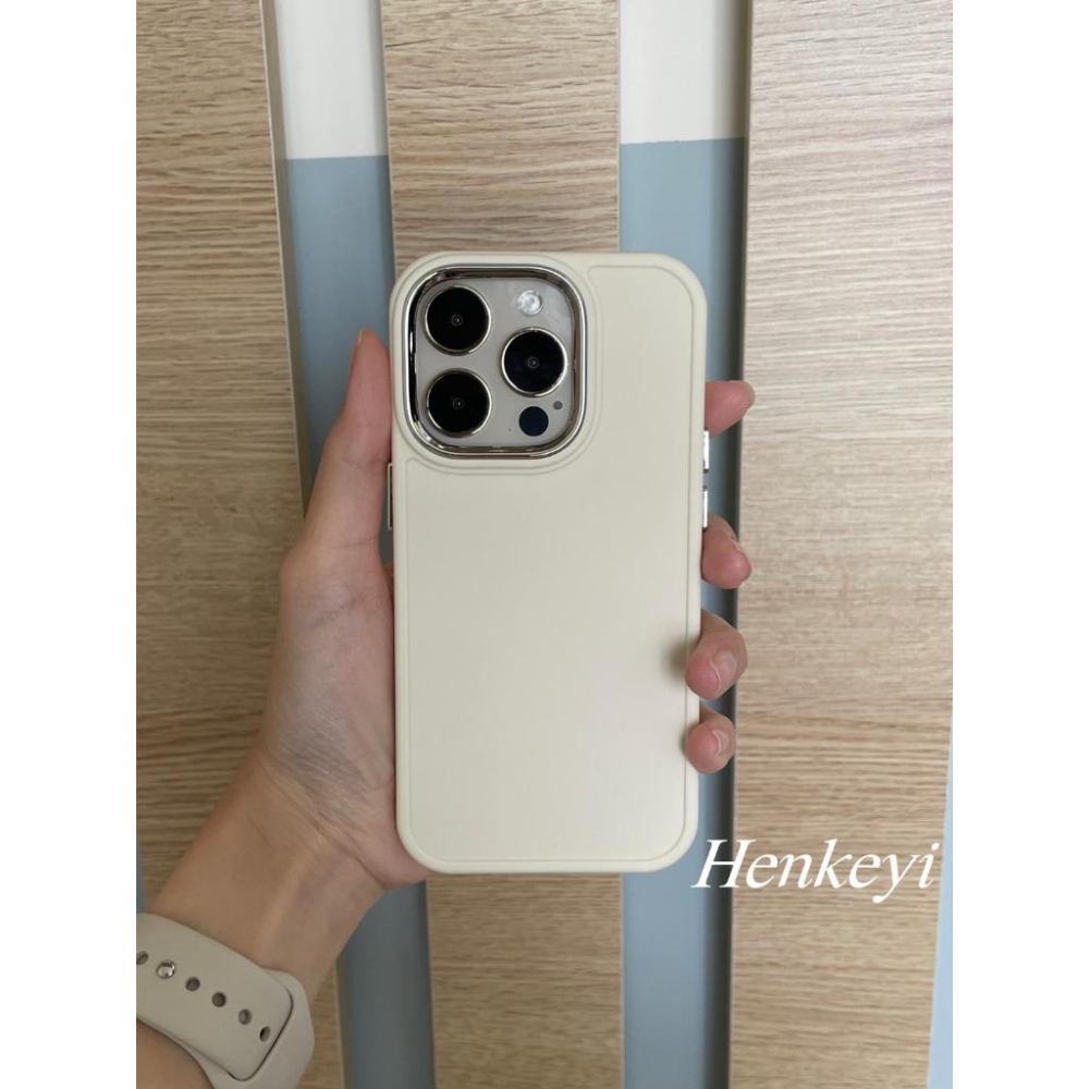 (買就送鋼化貼)純色簡約防摔殼 手機殼 保護殼 iphone 14 13 12 11 ProMax保護套-細節圖3