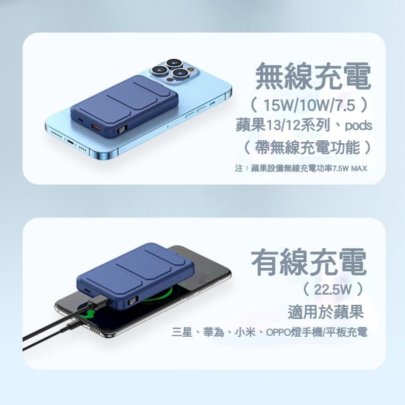 Magsafe行動電源 磁吸行動電源 無線行動電源 適用於11-14 專用快充 大容量行動電源-細節圖6