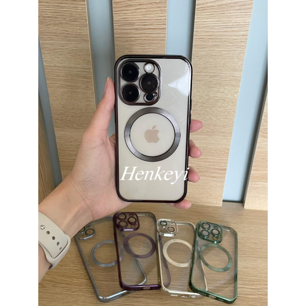 (買就送鋼化膜)MagSafe磁吸全包軟殼保護套 手機殼 防撞殼 Iphone14 13 12 11 ProMax-細節圖2