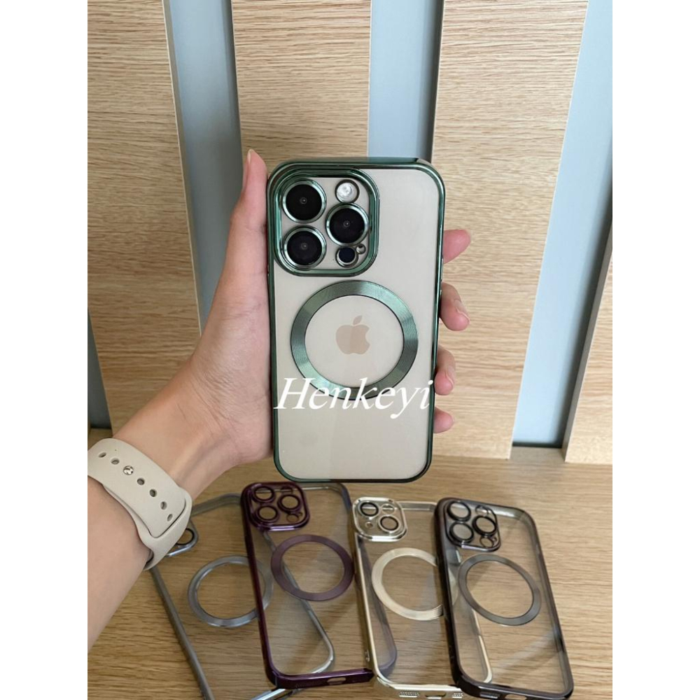 (買就送鋼化膜)MagSafe磁吸全包軟殼保護套 手機殼 防撞殼 Iphone14 13 12 11 ProMax-細節圖7