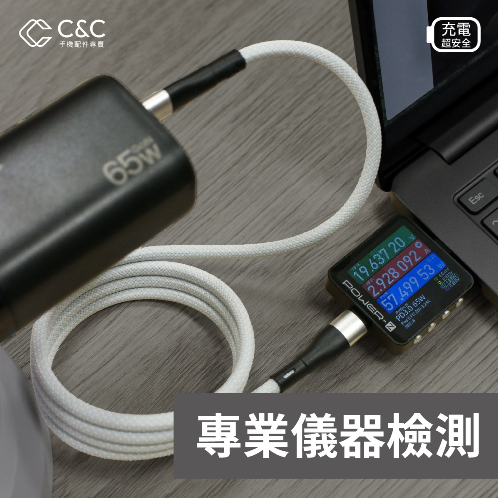 65W GaN 氮化鎵充電頭 PD快充頭 充電器 快速充電器 可充筆電 TypeC 雙USB充電頭-細節圖3