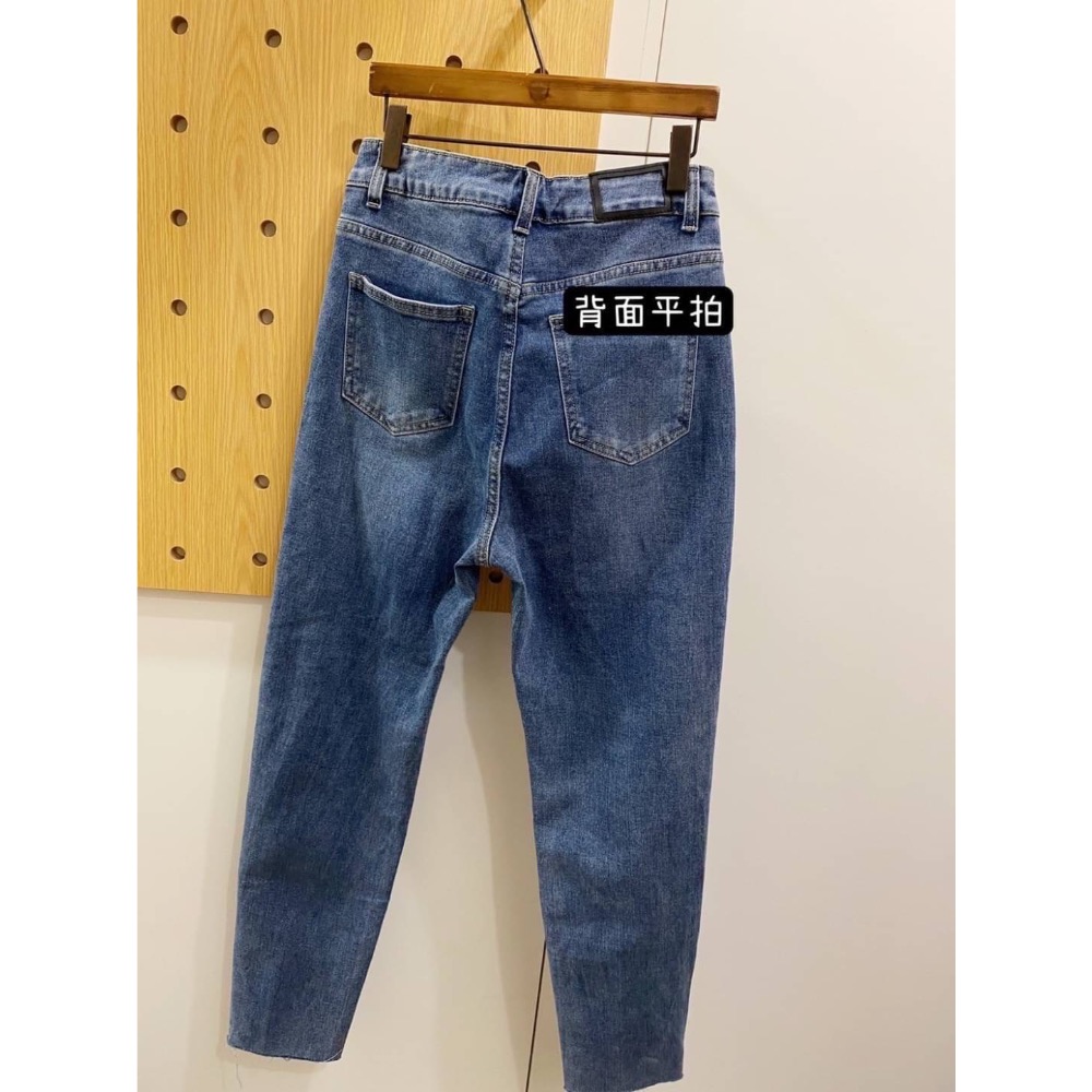 JAN🌻早春新品～超好搭的刷破男友褲（27738）-細節圖5