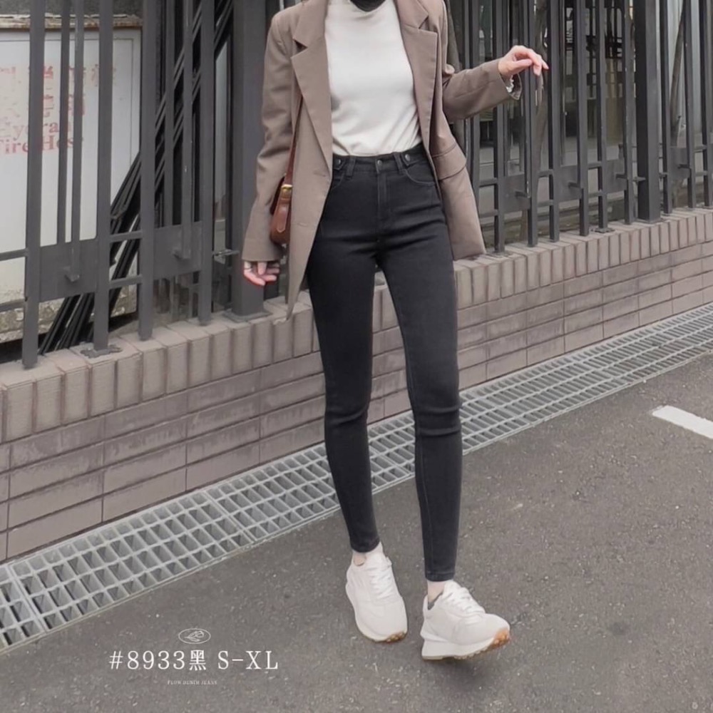 JAN🌻早春新品～美式簡約窄管瘦腿褲（27739）-細節圖7