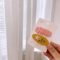 🖤 NËW | 橢圓布藝刺繡髮夾 CM2621-規格圖4