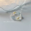 𝓐𝓬𝓯🍿外星家ㄟ串珠戒指·͜· 冬季琉璃世界的雪花❄️-規格圖7