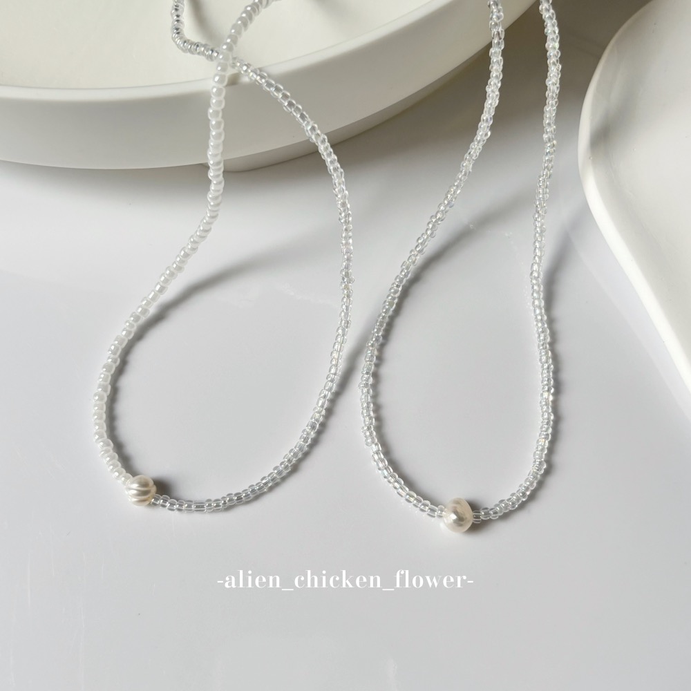 𝓐𝓬𝓯🍿外星家ㄟ串珠項鍊·͜· 💗心動珍珠の寶盒串珠項鍊💕· 手工串珠·͜· 串珠項鍊·͜· 項鍊·͜·-細節圖6