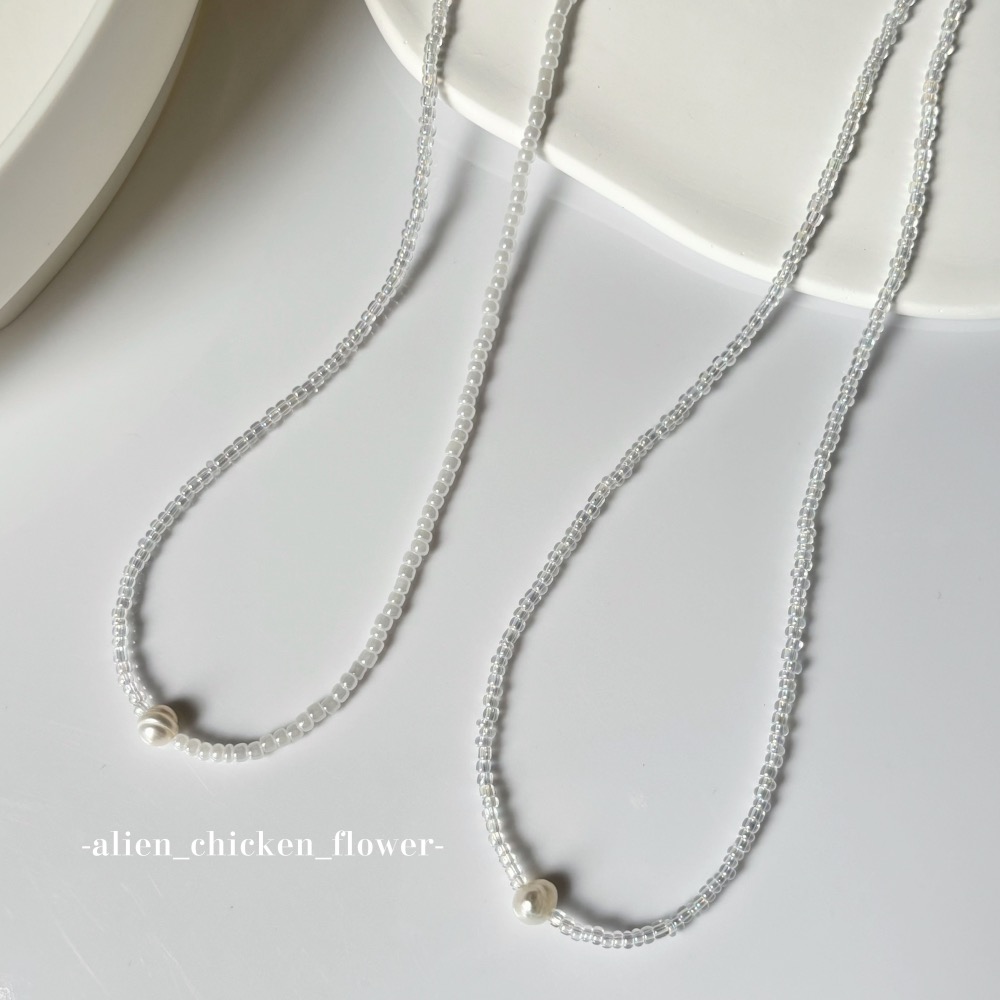 𝓐𝓬𝓯🍿外星家ㄟ串珠項鍊·͜· 💗心動珍珠の寶盒串珠項鍊💕· 手工串珠·͜· 串珠項鍊·͜· 項鍊·͜·-細節圖9