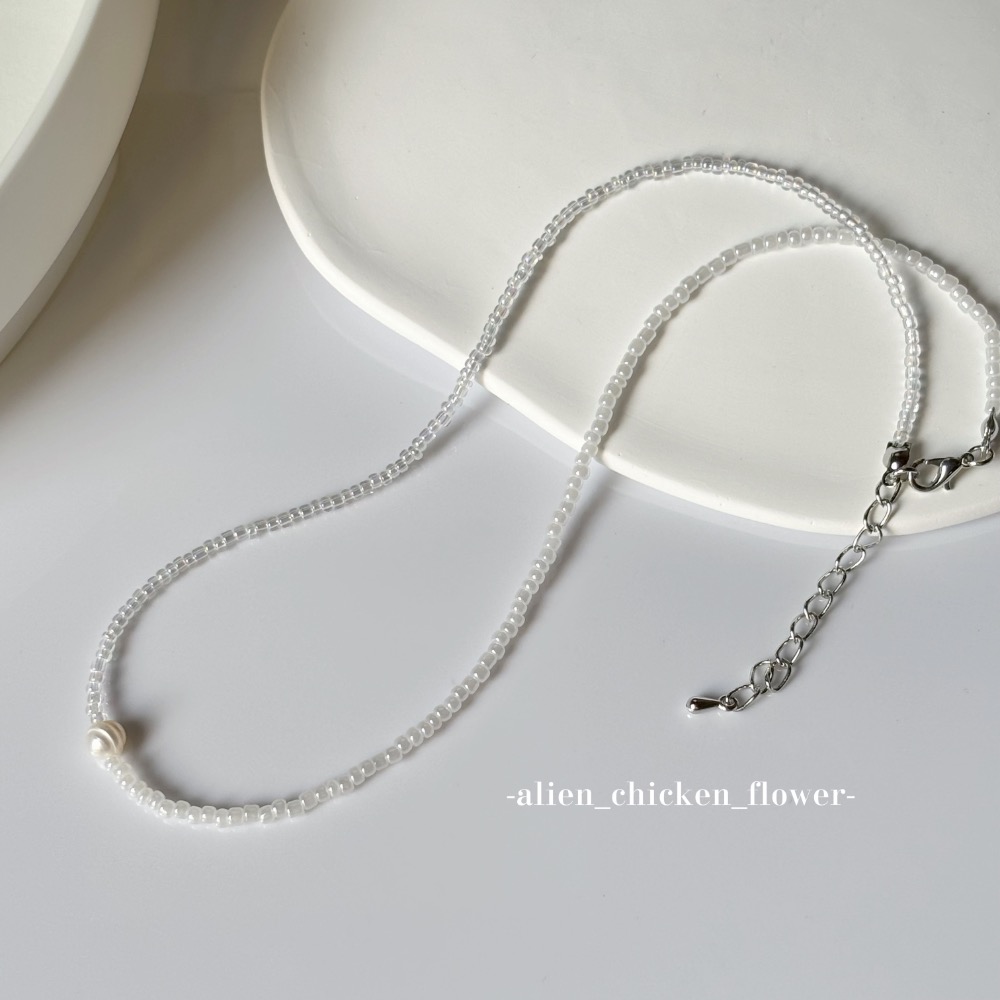 𝓐𝓬𝓯🍿外星家ㄟ串珠項鍊·͜· 💗心動珍珠の寶盒串珠項鍊💕· 手工串珠·͜· 串珠項鍊·͜· 項鍊·͜·-細節圖10