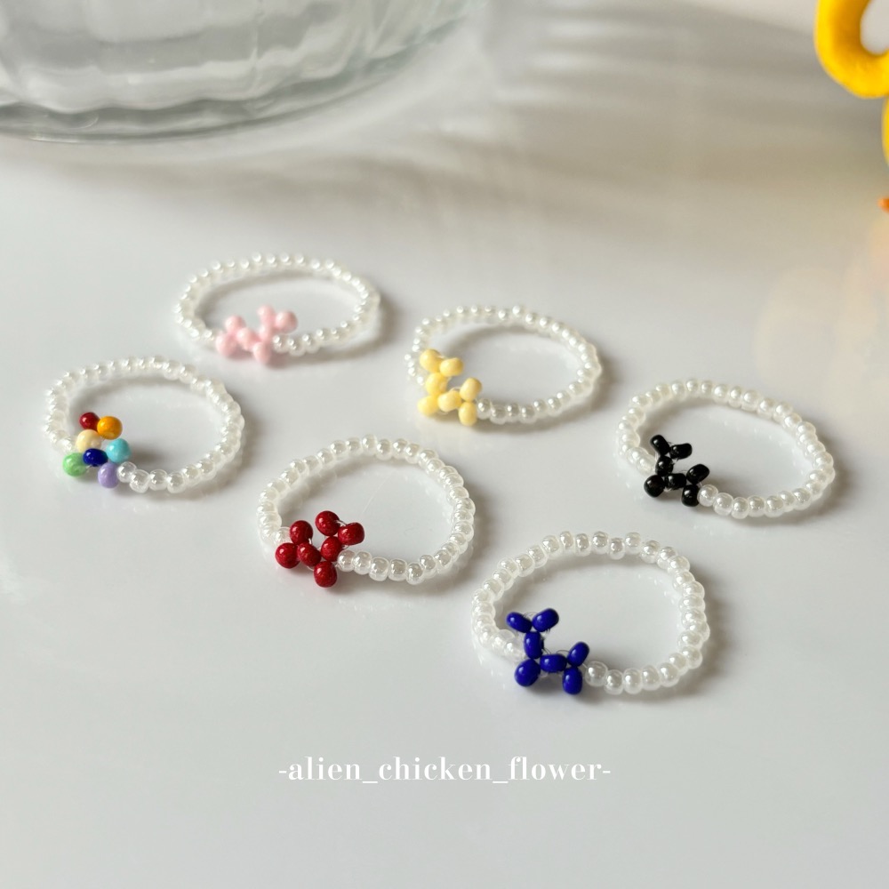 𝓐𝓬𝓯🍿外星家ㄟ串珠戒指·͜· 氣球小狗們開派對🎈🎉系列·͜· 手工串珠·͜· 串珠戒指·͜· 戒指·͜·-細節圖5