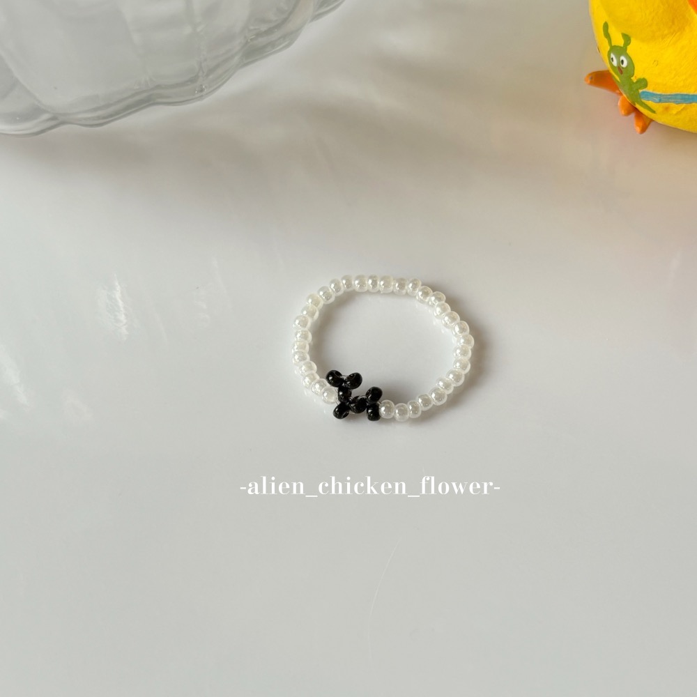 𝓐𝓬𝓯🍿外星家ㄟ串珠戒指·͜· 氣球小狗們開派對🎈🎉系列·͜· 手工串珠·͜· 串珠戒指·͜· 戒指·͜·-規格圖5