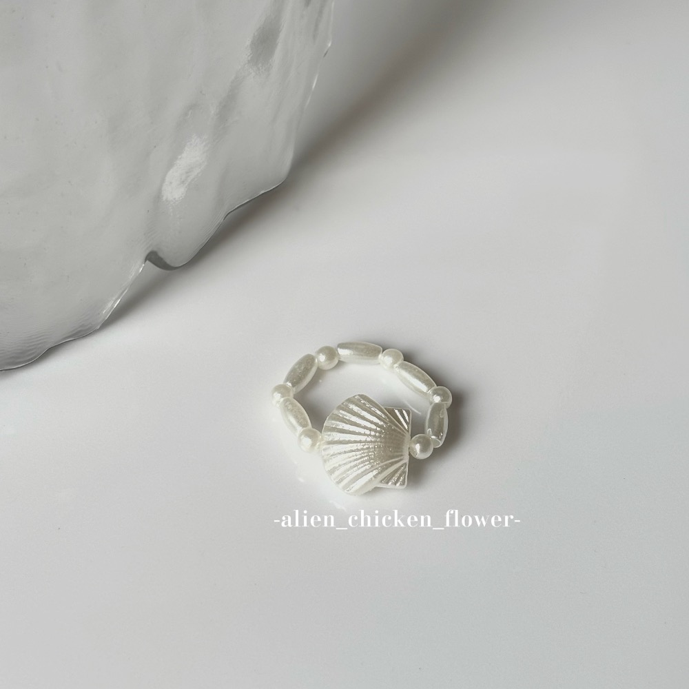 長型規律嫩白小貝殼🐚🫧